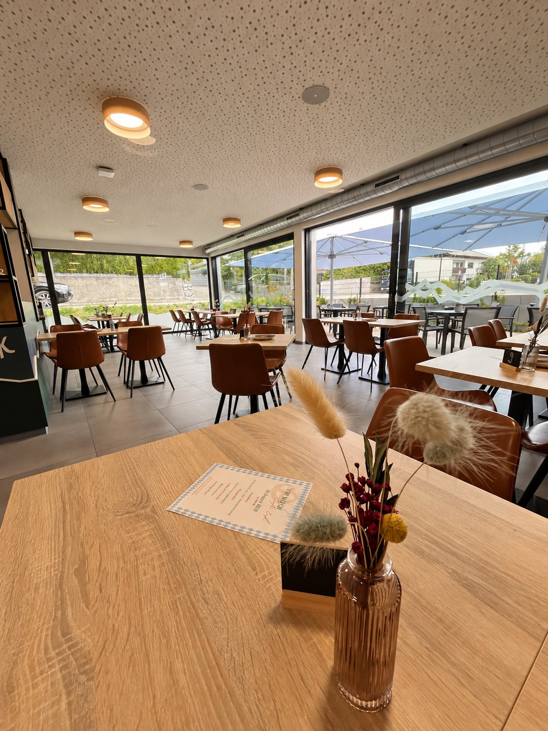 Unser Café Eck mit Blick auf die Terrasse
