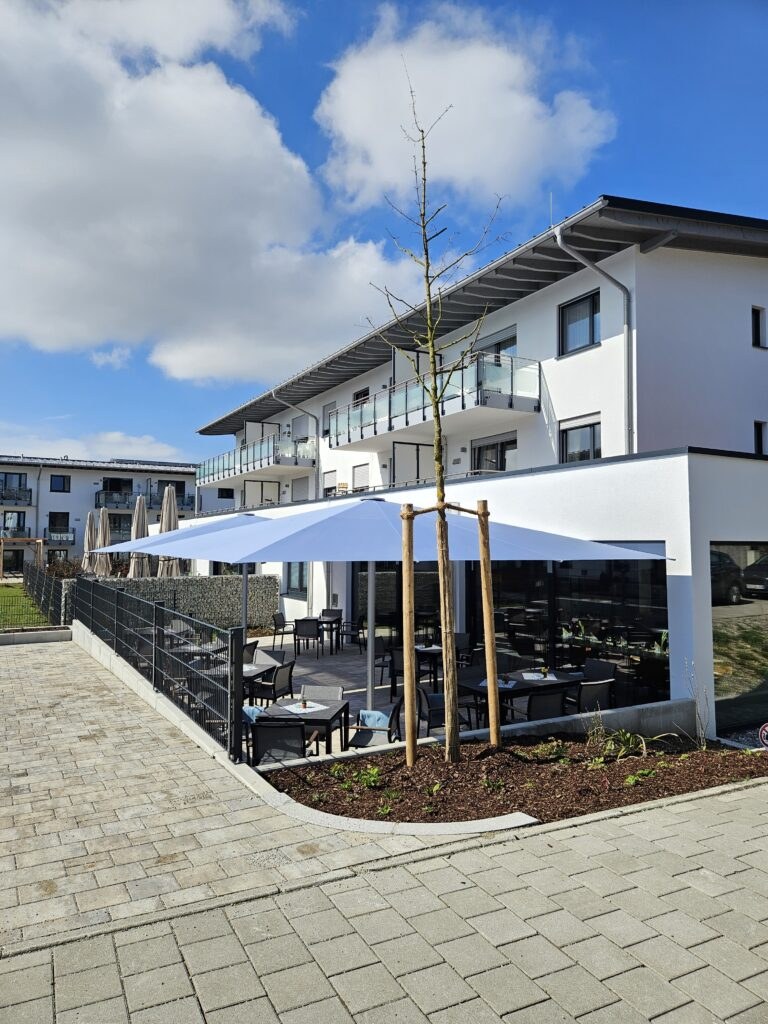 Die Terrasse des Café Eck